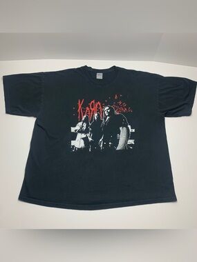 Korn T-Shirt B@+%H We Have a Problem Tour 2007 Y2k Concert Band Tee Size 2XL